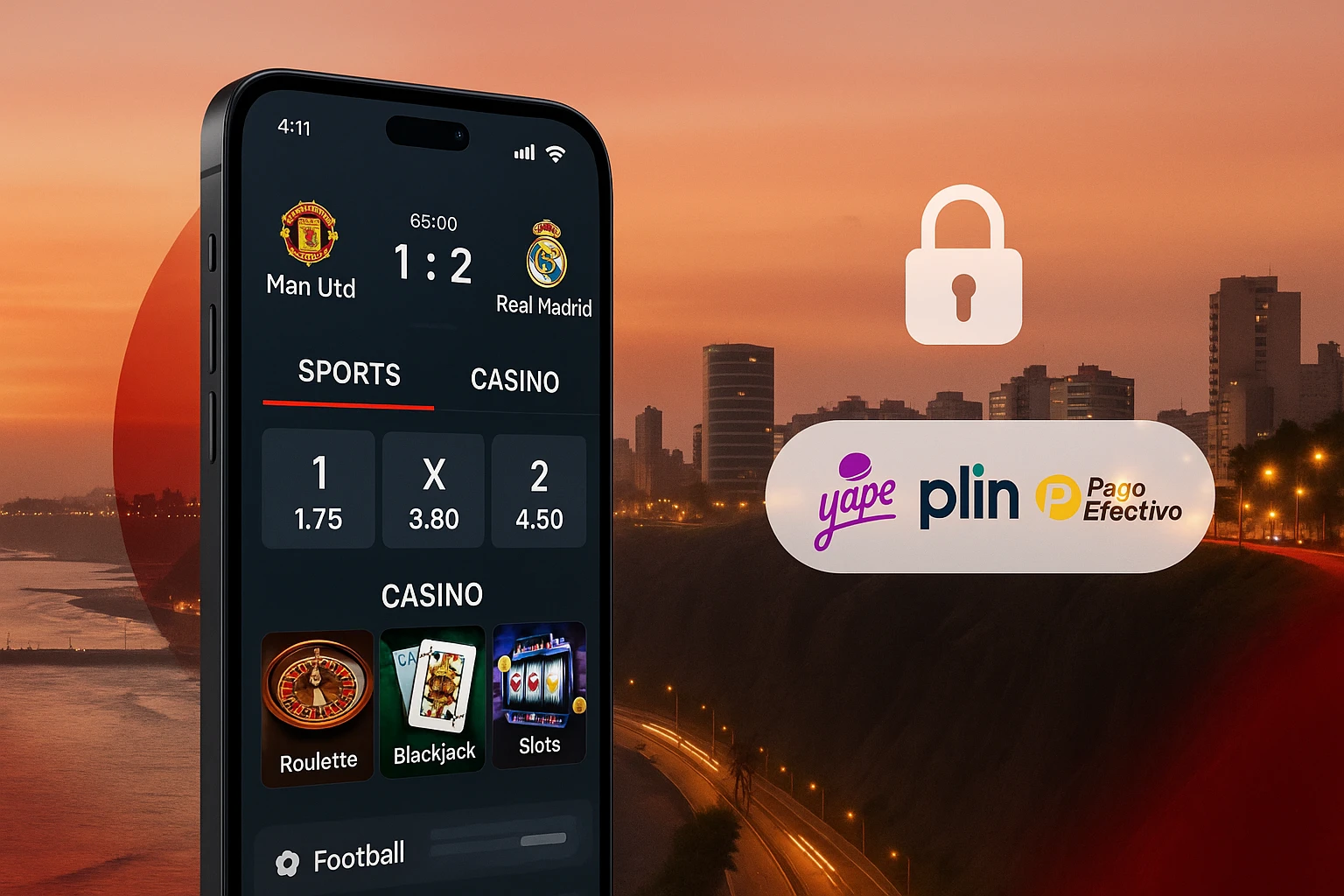 Hero de Inkabet en Perú: apuestas deportivas y casino online con pagos locales (Yape, Plin, PagoEfectivo) y enfoque seguro.